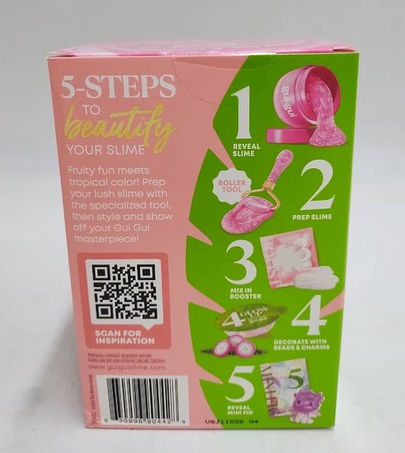Gui Gui Beautify Your Slime Kit Fruity Glow Edit Crunch Slime