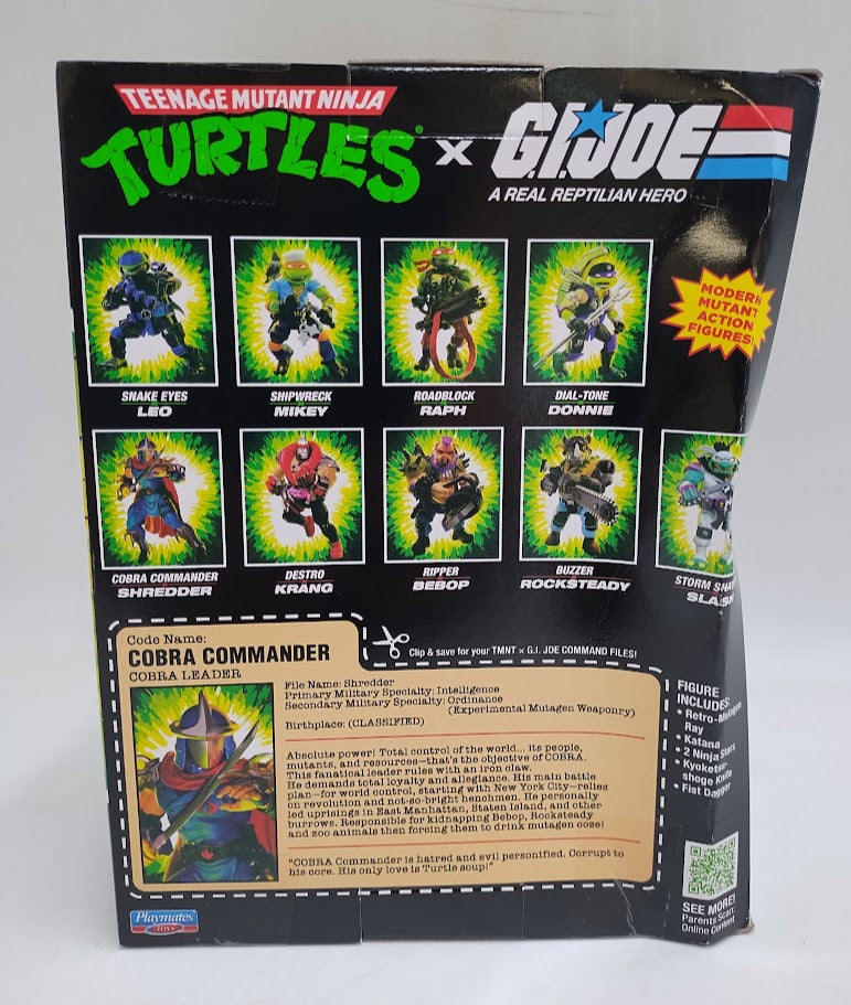 Teenage Mutant Ninja Turtles GI Joe Mashup Figure Shredder SEE DETAILS