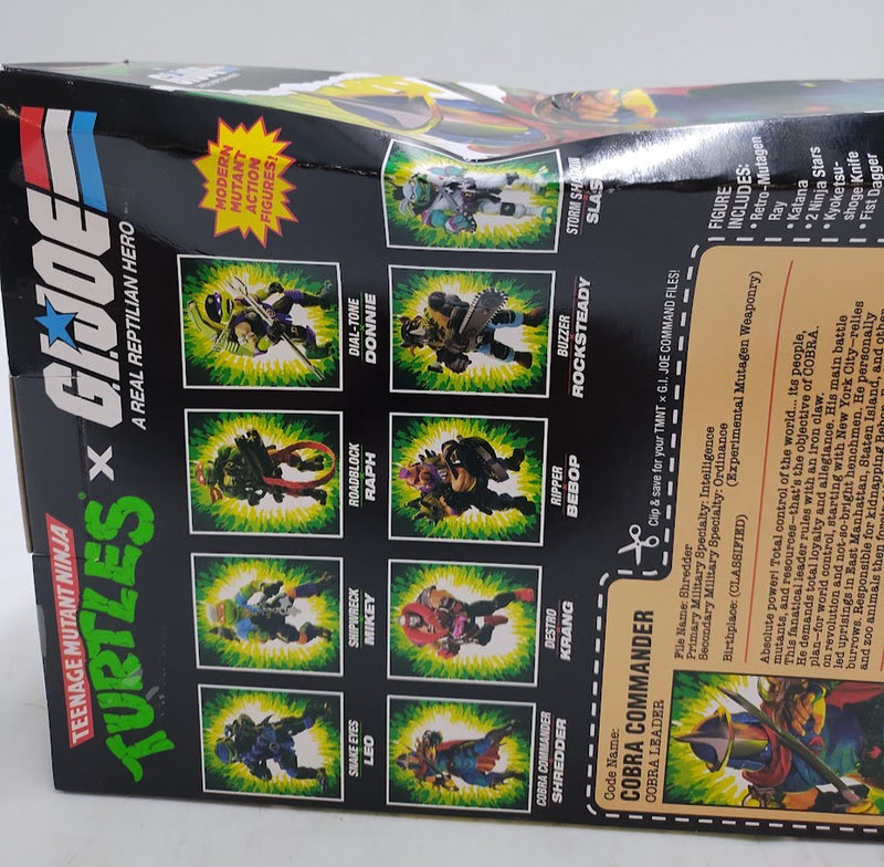 Teenage Mutant Ninja Turtles GI Joe Mashup Figure Shredder SEE DETAILS