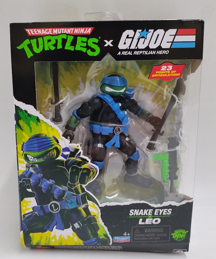 Teenage Mutant Ninja Turtles GI Joe Mashup Figure Leo SEE DETAILS