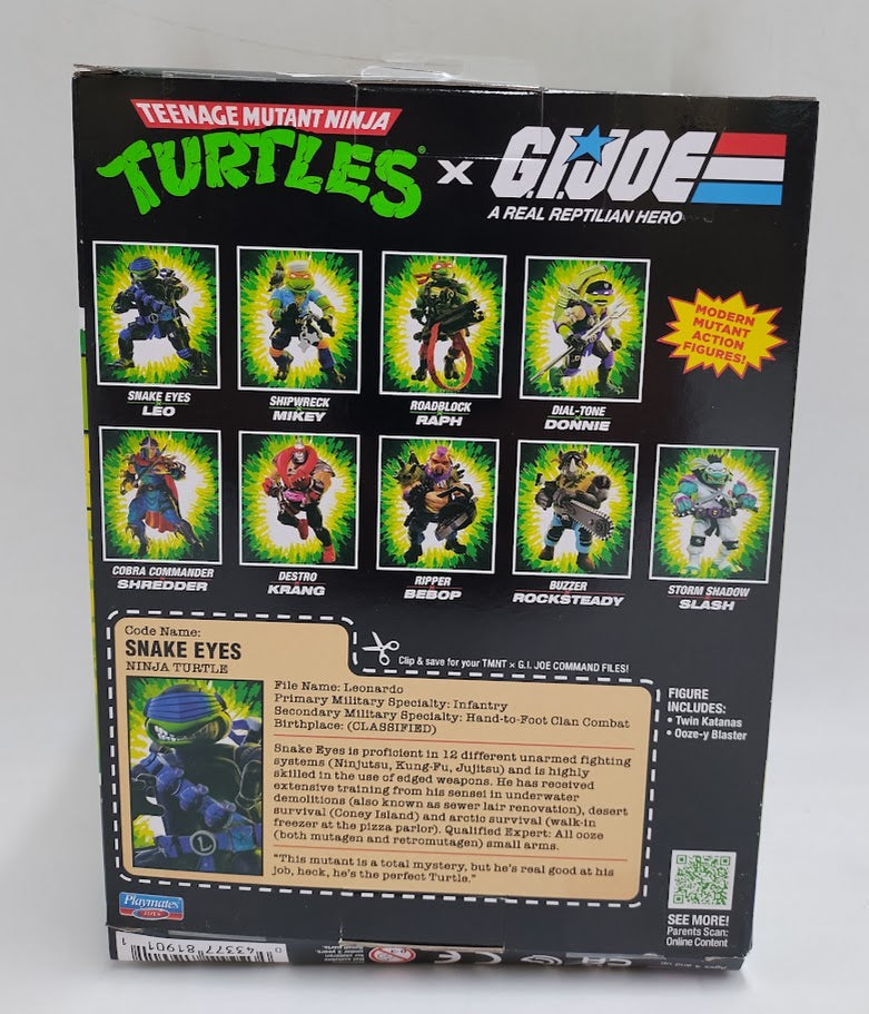 Teenage Mutant Ninja Turtles GI Joe Mashup Figure Leo SEE DETAILS