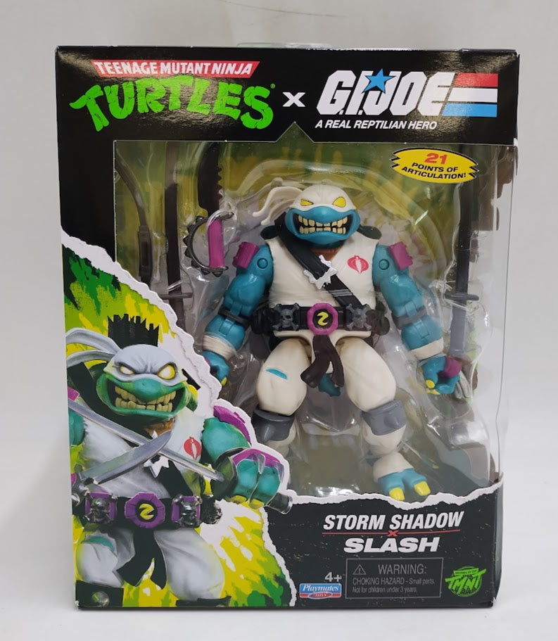 Teenage Mutant Ninja Turtles GI Joe Mashup Slash/Stormshadow Action Figure SEE DETAILS