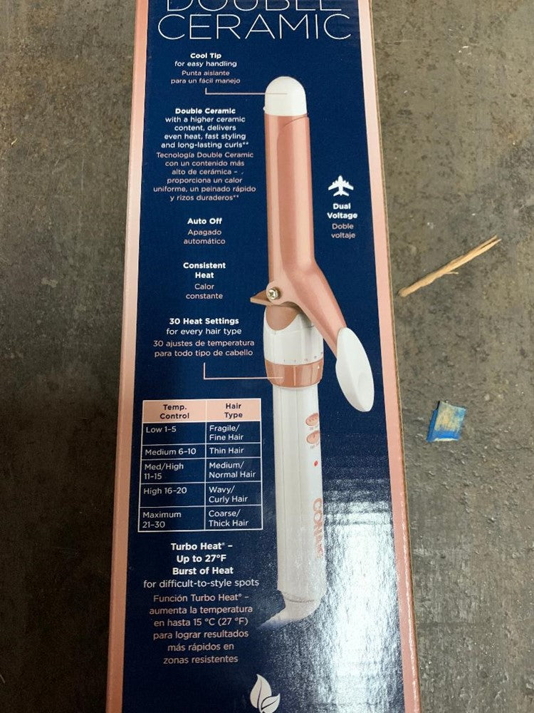 Conair Double Ceramic Curling Iron Rose Gold - 1 inch barrel