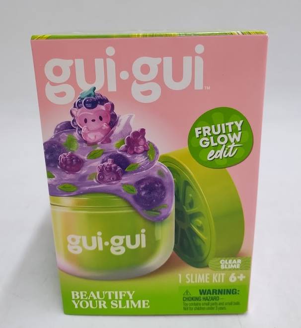 Gui Gui Beautify Your Slime Kit Fruity Glow Edit Clear Slime