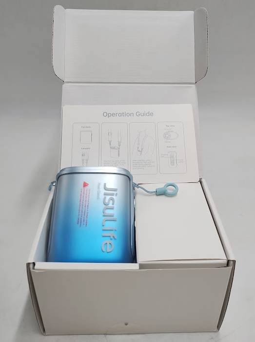 JISULIFE Portable Neck Fan Life 5 Blue **BRAND NEW, OPEN BOX**