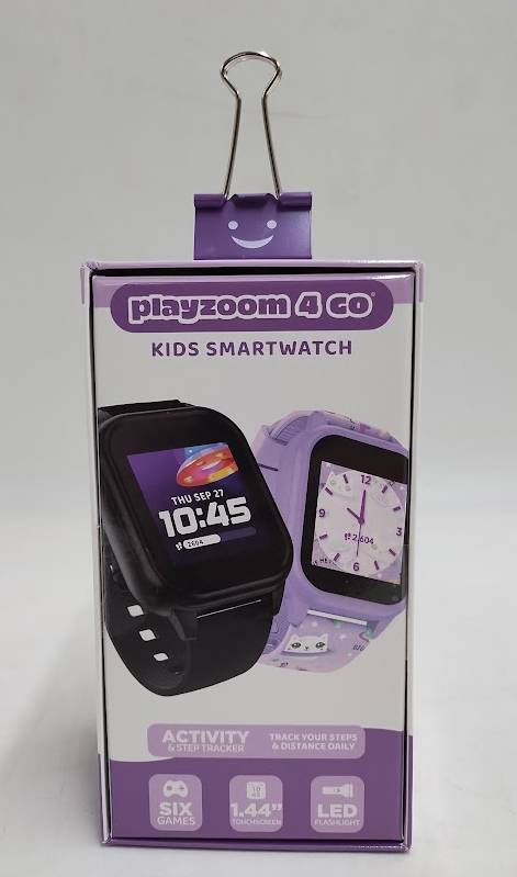 PlayZoom 4 Kids Smartwatch with Camera - Light Purple Glitter