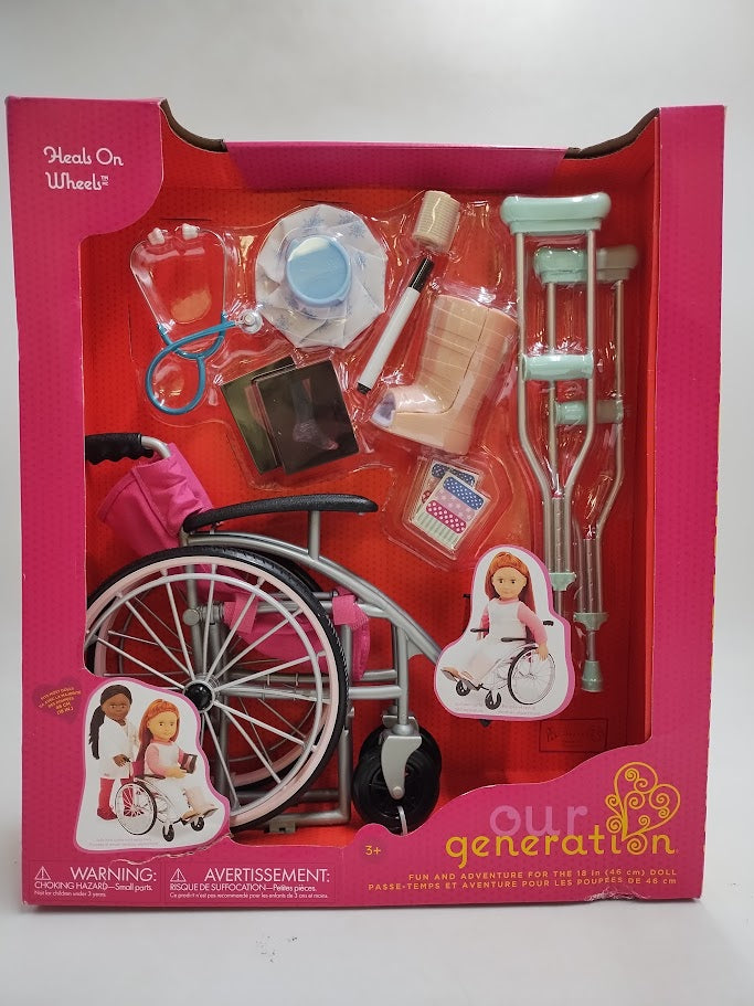Our Generation Heals on Wheels Wheelchair Accessory Set SEE DETAILS