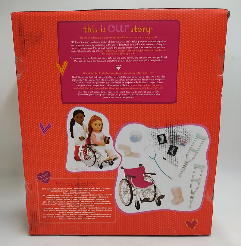 Our Generation Heals on Wheels Wheelchair Accessory Set SEE DETAILS