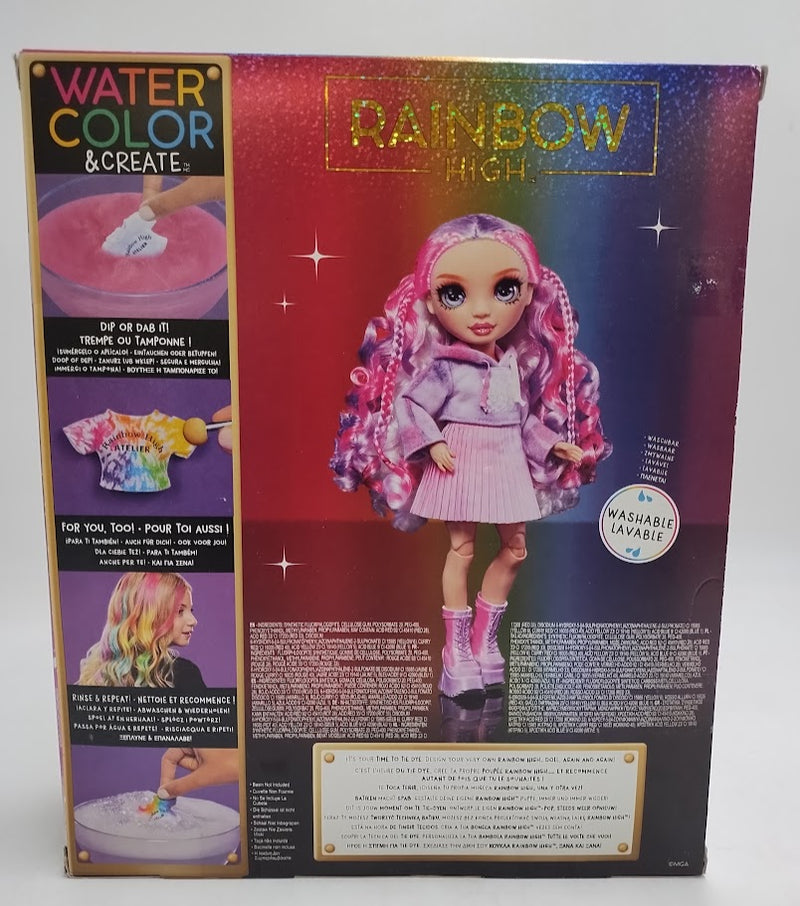 Rainbow High Watercolor & Create Fashion DIY Doll SEE DETAILS