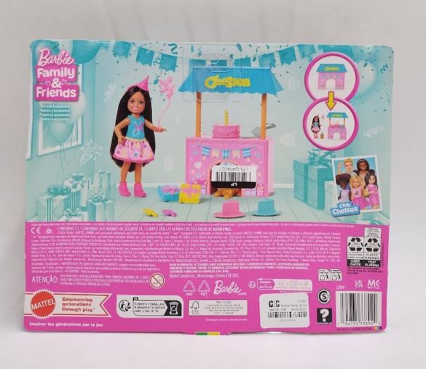 Barbie Family & Friends Club Chelsea Surprise Birthday Party Playset SEE DETAILS