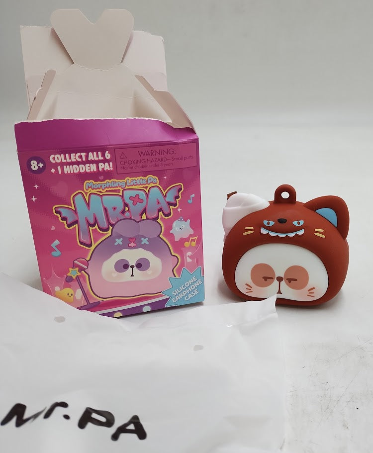 Mr.Pa Morphling Little Pa Series Silicone WILDCAT for Wireless Earbuds Blind Box Collectible SEE DETAILS