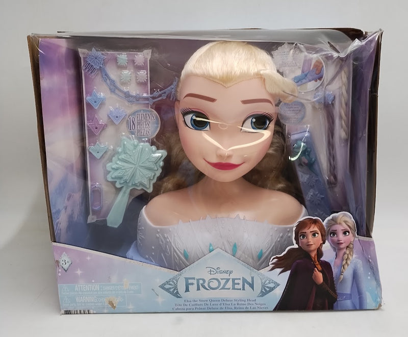 Disney Frozen 2 Deluxe Elsa the Snow Queen Styling Head 17pc SEE DETAILS