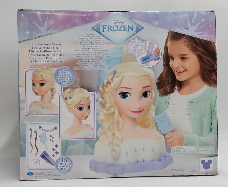 Disney Frozen 2 Deluxe Elsa the Snow Queen Styling Head 17pc SEE DETAILS
