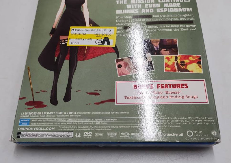 Spy x Family - Part 2 (Blu-ray + DVD) SEE DETAILS