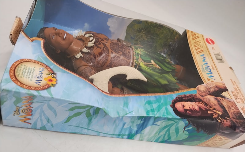Mattel Disney Moana Maui Doll with Removable Fashion & 4 Accessories SEE DETAILS
