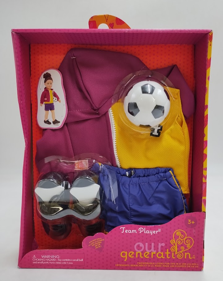 Our Generation Soccer Outfit for 18" Dolls - Team Player SEE DETAILS