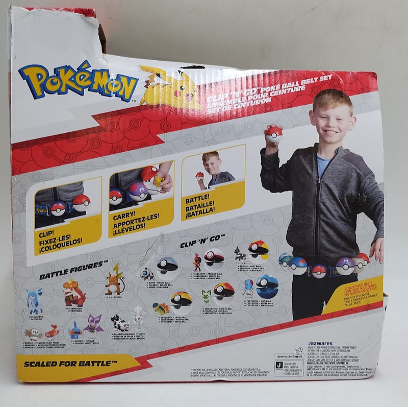 Pokemon Clip 'N' Go Poke Ball Belt Set SEE DETAILS