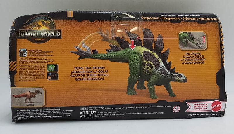 Jurassic World Gigantic Thrashers Stegosaurus Dinosaur SEE DETAILS