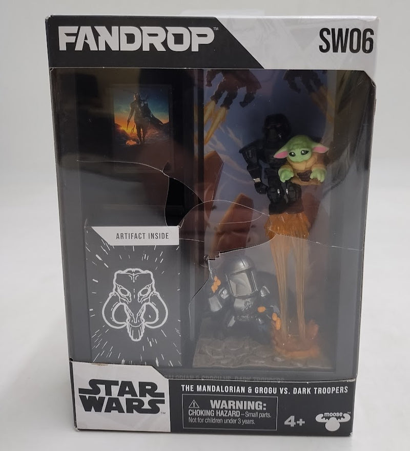 FANDROP Star Wars Grogu & Mando vs The Dark Troopers SEE DETAILS