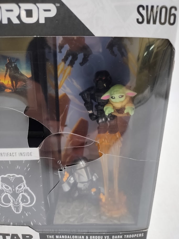 FANDROP Star Wars Grogu & Mando vs The Dark Troopers SEE DETAILS