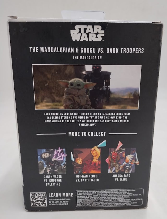 FANDROP Star Wars Grogu & Mando vs The Dark Troopers SEE DETAILS