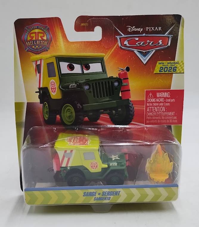 Cars Jmx77 DC Rescue Sarge SEE DETAILS