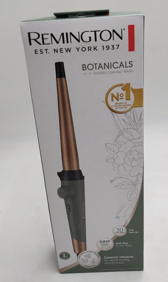 REMINGTON Botanicals Collection -1 Tapered Curling Wand