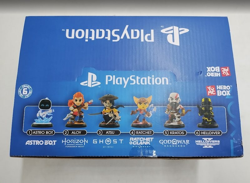 YuMe Sony PlayStation Hero Box Blind Box All Stars Series - PDQ (6 Units) SEALED