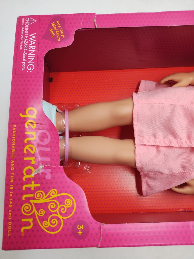 Our Generation Brenna 18" Birthday Party Doll SEE DETAILS