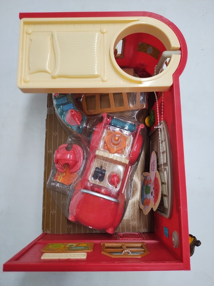 Li'l Woodzeez Honeysuckle Safety Department - 16pc Toy Fire Station Playset