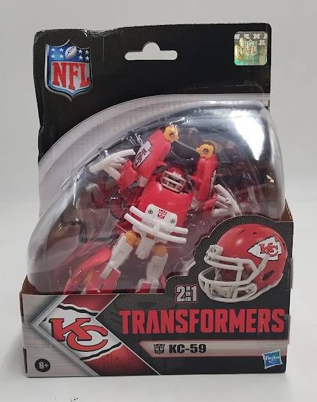 Transformers NFL Kansas City Chiefs KC-59 Action Figure SEE DETAILS