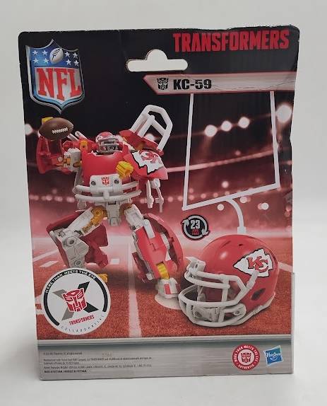 Transformers NFL Kansas City Chiefs KC-59 Action Figure SEE DETAILS