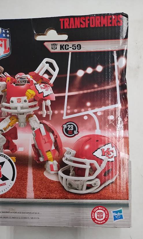Transformers NFL Kansas City Chiefs KC-59 Action Figure SEE DETAILS