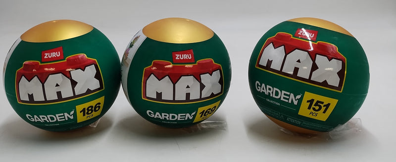 3 PACK Zuru MAX Build More Garden Capsule - Potted Plants