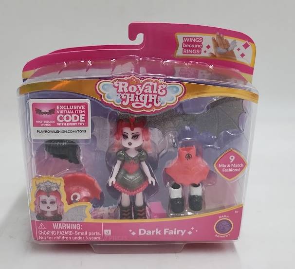 LOT OF 3!! Royale High Figures, Include: LIGHT FAIRY, DARK FAIRY, & NATURE FAIRY