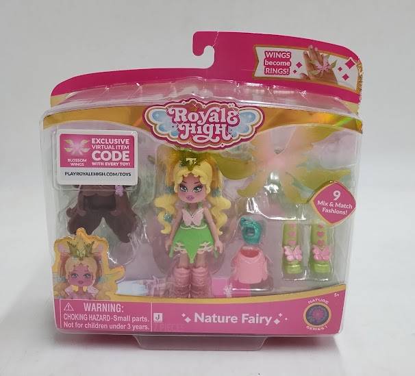 LOT OF 3!! Royale High Figures, Include: LIGHT FAIRY, DARK FAIRY, & NATURE FAIRY