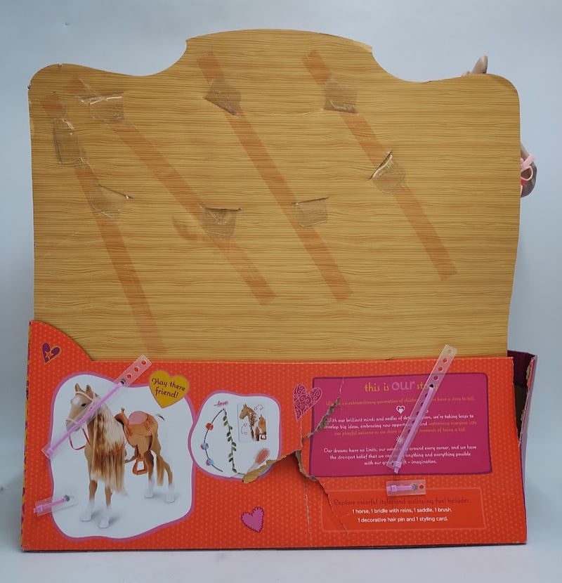 Our Generation Palomino Hair Play Horse Accessory Set for 18" Dolls SEE DETAILS