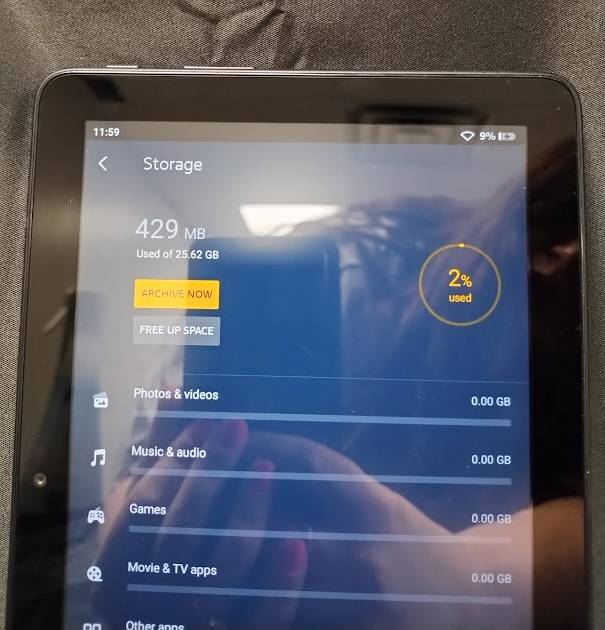 Amazon Fire HD 8 Tablet (2024) - Black - 32GB **PRE OWNED**