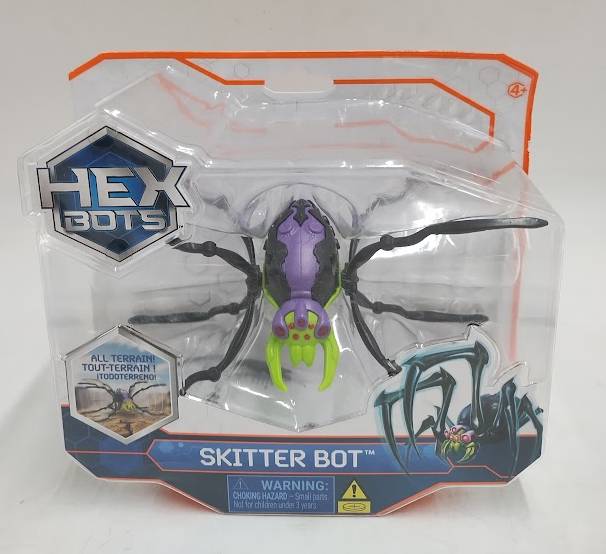 Interactive Hex Bots Skitter Bot Spider Toy - Creepy Crawly Fun for All Ages!