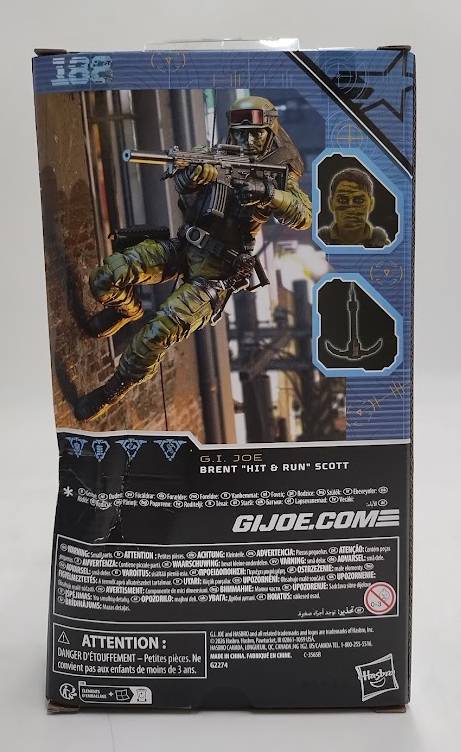 G.I. Joe Classified Series 188 Action Figure Brent "Hit&Run" Scott SEE DETAILS