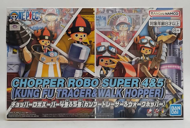One Piece Chopper Robo Super 4 & 5 Kung Fu Tracer & Walk Hopper