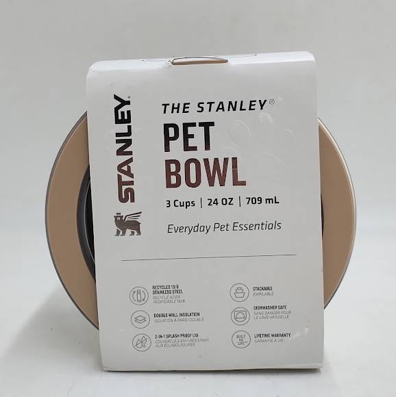 Stanley Stainless Steel All Day 3 Cup Pet Bowl - Cream SEE DETAILS