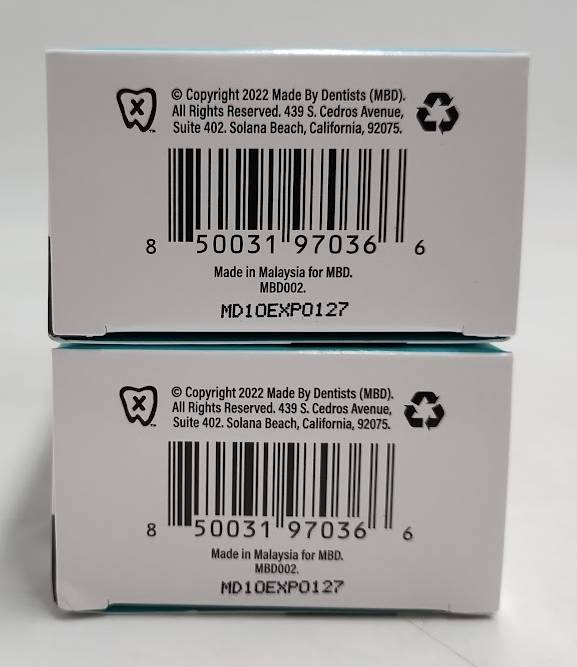 LOT OF 2 Made by Dentists Kids' Shark Toothpaste Watermelon 4.2oz EXP 01/27
