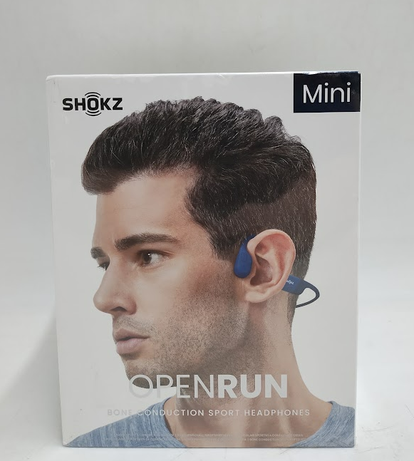 Shokz OpenRun Mini Bluetooth Wireless Headphones - Blue