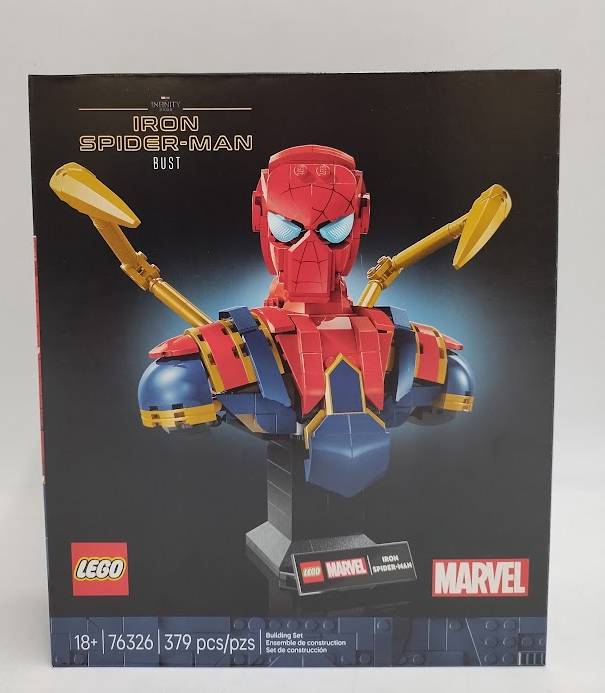 LEGO Marvel Iron Spider-Man Bust Building Kit for Adults 76326 SEE DETAILS