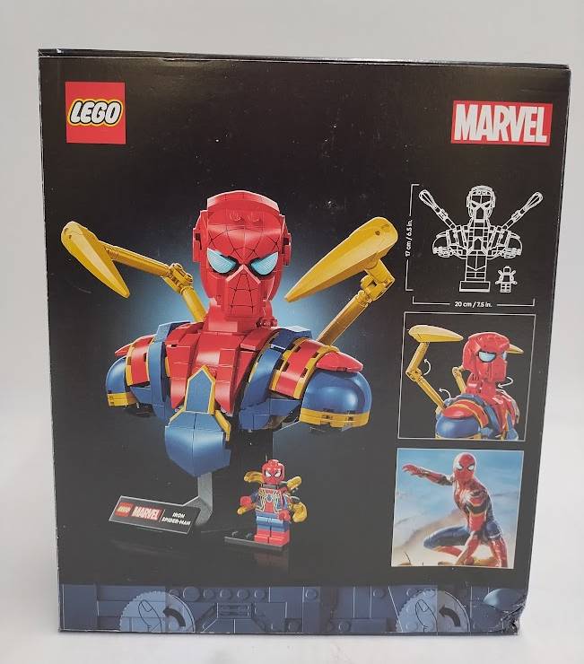 LEGO Marvel Iron Spider-Man Bust Building Kit for Adults 76326 SEE DETAILS