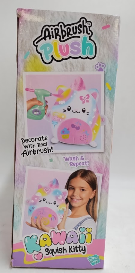 Canal Toys Airbrush Plush Kawaii Kitty Craft Activity Kit