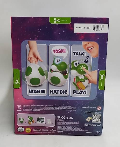 Yoshi Super Mario Galaxy Movie, Hatchin' Interactive Egg Animal Figures