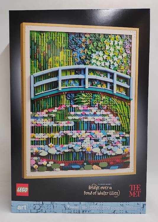 LEGO Art Claude Monet - Bridge Over a Pond of Water Lilies 31220 SEE DETAILS (LOCAL PICKUP ONLY)