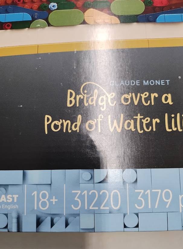 LEGO Art Claude Monet - Bridge Over a Pond of Water Lilies 31220 SEE DETAILS (LOCAL PICKUP ONLY)